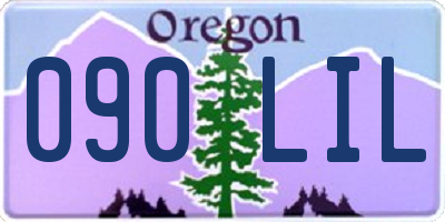 OR license plate 090LIL