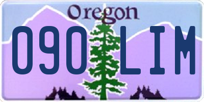 OR license plate 090LIM