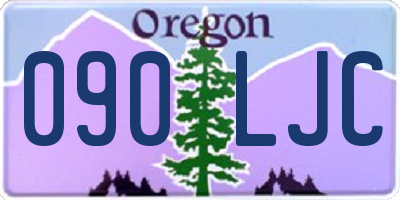 OR license plate 090LJC