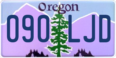 OR license plate 090LJD