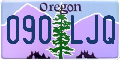 OR license plate 090LJQ