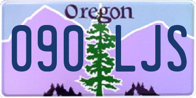 OR license plate 090LJS