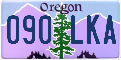 OR license plate 090LKA