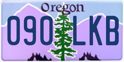 OR license plate 090LKB