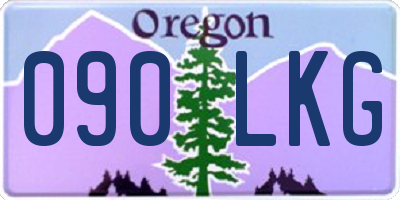 OR license plate 090LKG