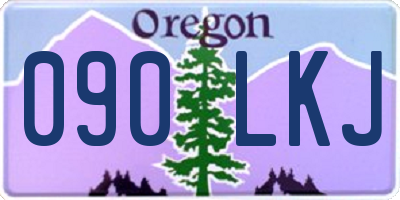 OR license plate 090LKJ