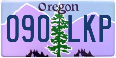 OR license plate 090LKP