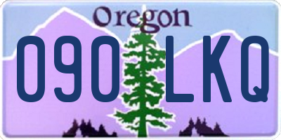 OR license plate 090LKQ