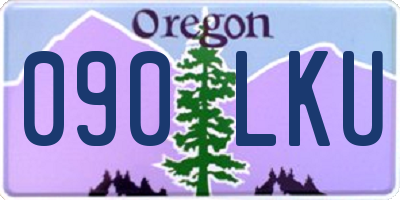 OR license plate 090LKU