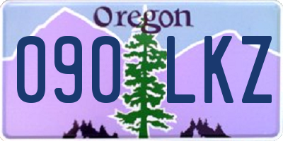 OR license plate 090LKZ