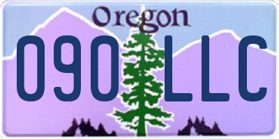 OR license plate 090LLC