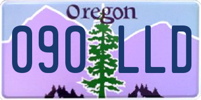 OR license plate 090LLD