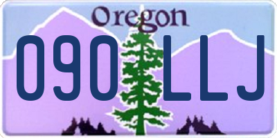 OR license plate 090LLJ