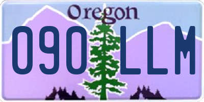 OR license plate 090LLM