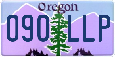 OR license plate 090LLP