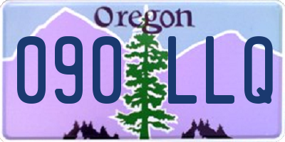 OR license plate 090LLQ