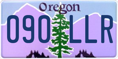 OR license plate 090LLR
