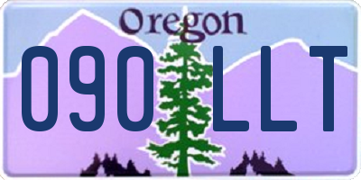 OR license plate 090LLT