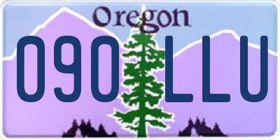 OR license plate 090LLU