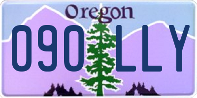OR license plate 090LLY