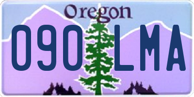 OR license plate 090LMA