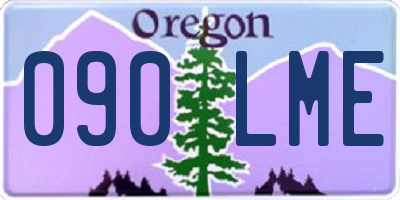 OR license plate 090LME