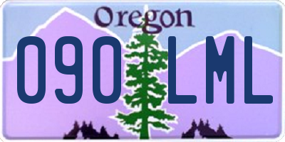 OR license plate 090LML