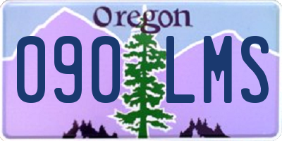OR license plate 090LMS