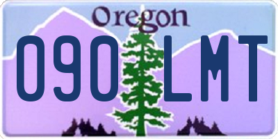 OR license plate 090LMT