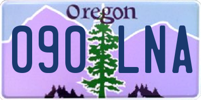 OR license plate 090LNA