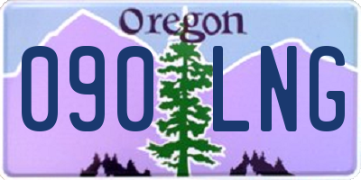 OR license plate 090LNG