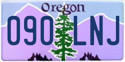 OR license plate 090LNJ