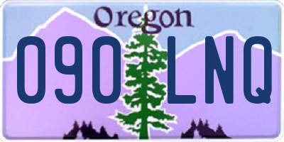 OR license plate 090LNQ