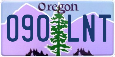 OR license plate 090LNT