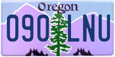 OR license plate 090LNU