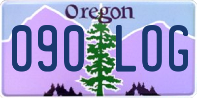 OR license plate 090LOG