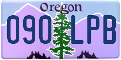 OR license plate 090LPB
