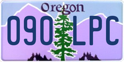 OR license plate 090LPC