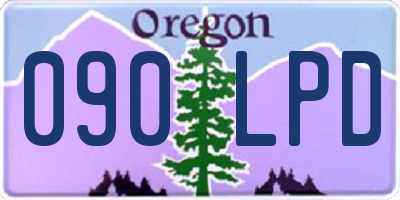 OR license plate 090LPD