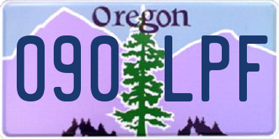 OR license plate 090LPF