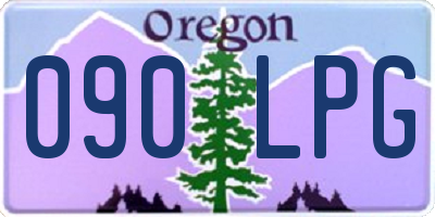 OR license plate 090LPG