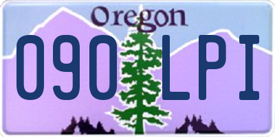 OR license plate 090LPI