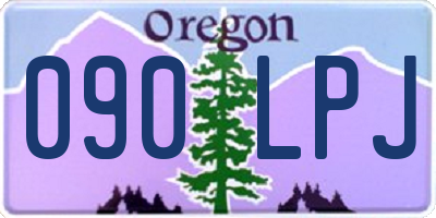 OR license plate 090LPJ