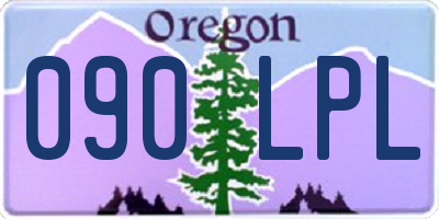 OR license plate 090LPL
