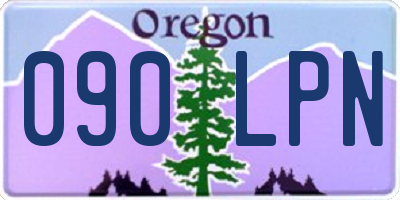 OR license plate 090LPN