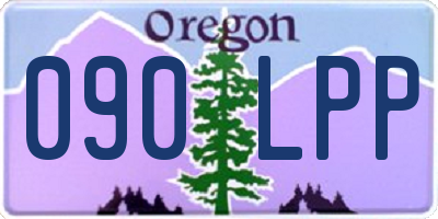 OR license plate 090LPP