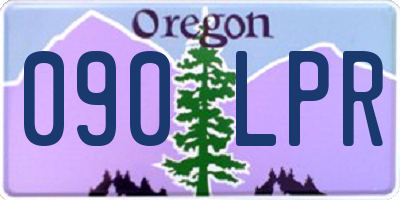 OR license plate 090LPR