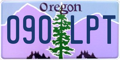 OR license plate 090LPT