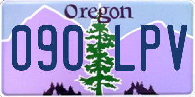OR license plate 090LPV