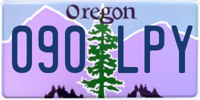 OR license plate 090LPY